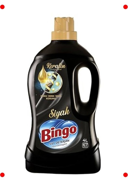 Siyahlar Için Sıvı Çamaşır Deterjanı, 4 Lt