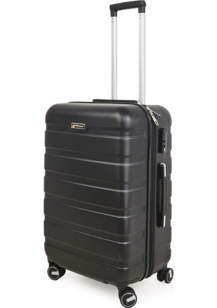 Titan Orta Boy Abs Valiz - Siyah - 66X45X26 cm modelleri