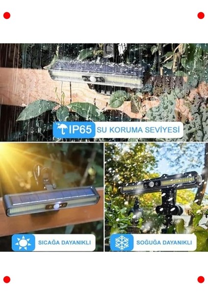 Güneş Enerjili Hareket Sensörlü LED Mandallı Lamba fiyatları