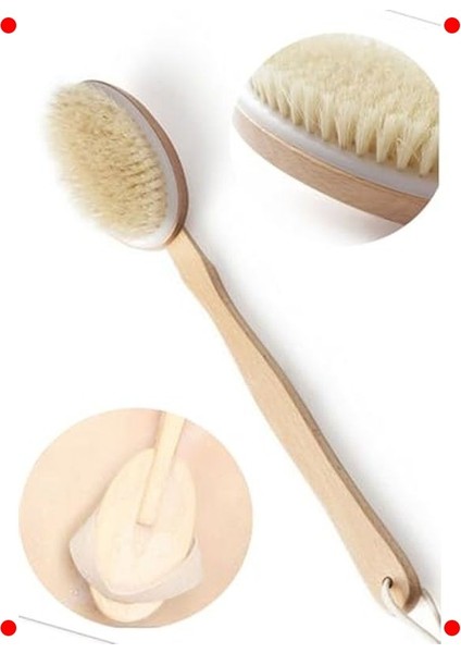 At Kılı Banyo Fırçası, Peeling & Sırt Kesesi, Ahşap Sap fiyatları