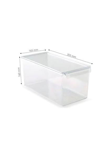 M-E73-20-16 Kapaklı Küp Düzenleyici Şeffaf fiyatları