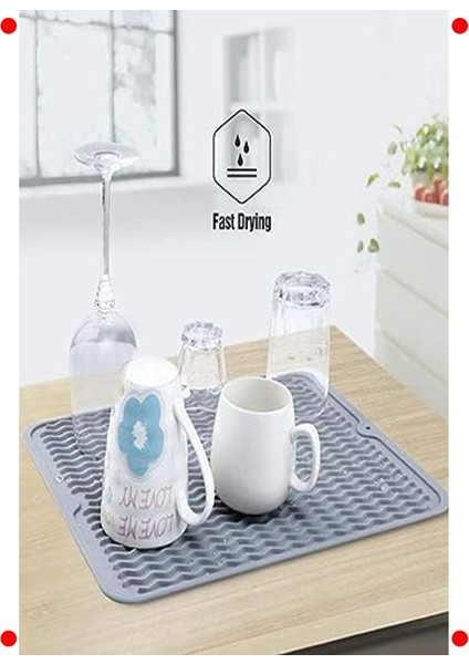 Esnek Silikon Bulaşık Kurutma Matı fiyatları