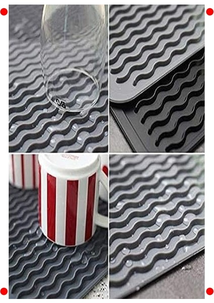 Esnek Silikon Bulaşık Kurutma Matı fırsatları