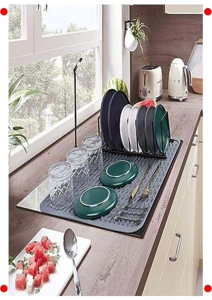 Esnek Silikon Bulaşık Kurutma Matı indirimleri