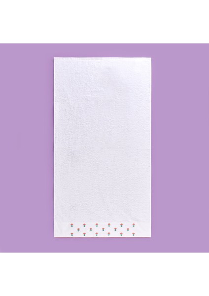 Soft Urban Delight Braga Yüz Havlusu - Ekru / Turuncu - 50X90 cm fiyatları