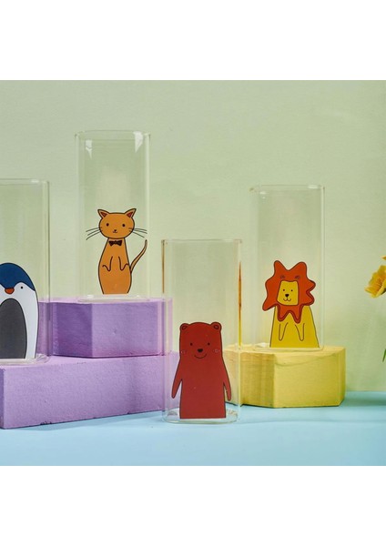 Animals 6'lı Bardak Seti - Şeffaf - 400 ml fiyatları