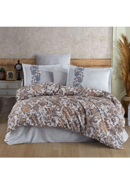 Hobby Çift Kişilik Ranforce Nevresim Takımı Elsa Gold