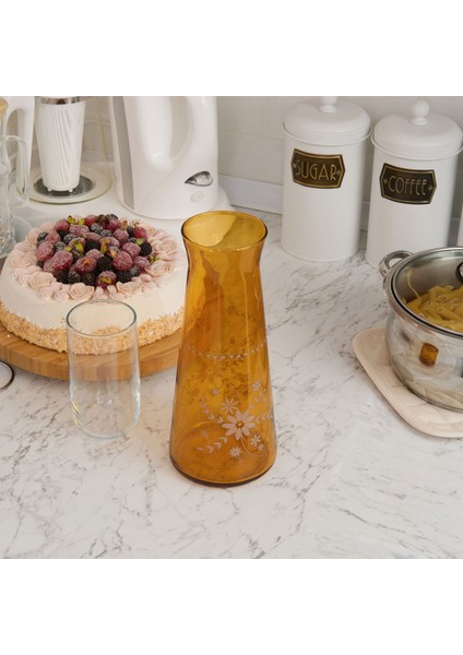 Nazenin Desen Karaf - Amber - 1145 ml fiyatları