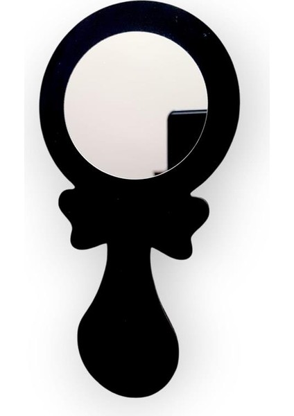 Mdf Kurdele Detaylı El Aynası Kırmızı-Siyah fiyatları