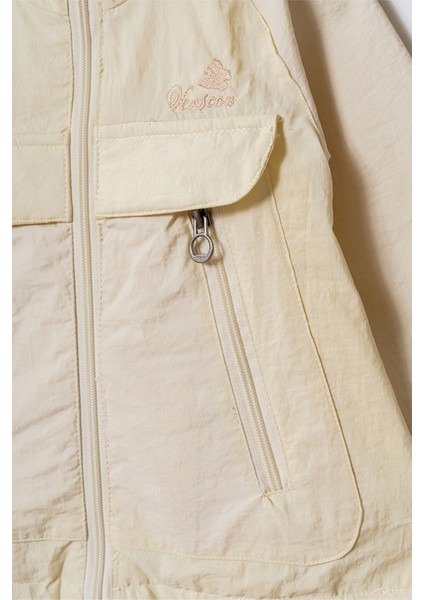 Kız Kapüşonlu Nakışlı Yağmrluk & Rüzgarlık 1 - 5 Yaş modelleri