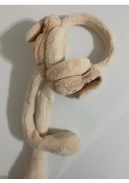 Peluş Tavşan Kulaklı Hareketli Yumuşak Sıcak Tutan Kulaklık