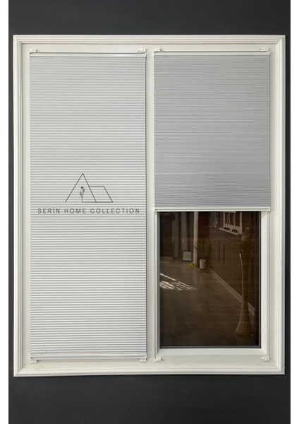 Honeycomb Beyaz Plise Perde Karartma ve Isı Yalıtım Özellikli