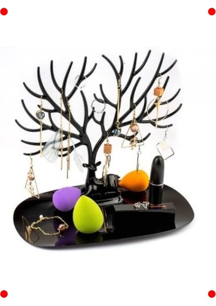 Geyik Tasarımlı Takı Standı - Yüzük & Kolye Düzenleyici