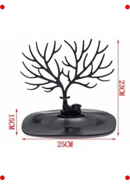 Geyik Tasarımlı Takı Standı - Yüzük & Kolye Düzenleyici fiyatları