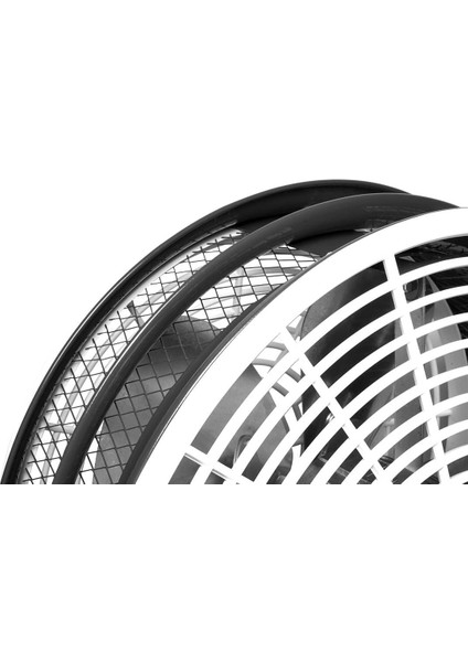 Ayas Devekuşu Retro Tekerlekli Sanayi Tipi Vantilatör - Füme indirimleri