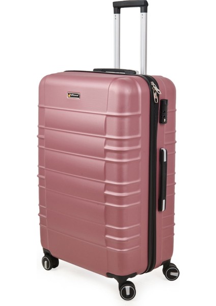 Travel Star Büyük Boy Abs Valiz - Gülkurusu - 76X52X30 cm modelleri