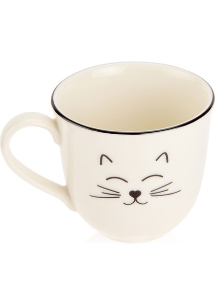 Kitchen Cat Desenli Kupa - Beyaz - 290 ml modelleri