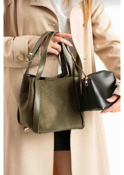 Eflanmoda Süet Yavrulu Kadın El ve Omuz Çantası fiyatları