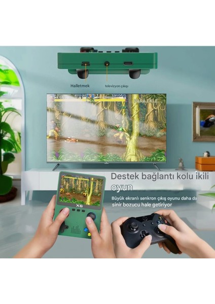 X6 Hd Görüntü Retro Oyun Konsolu Taşınabilir El Atarisi 10.000 Adet Oyun 11 Farklı Simülatör 3.5 Inç fiyatları