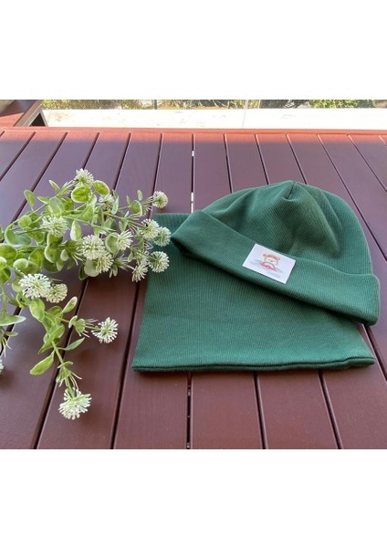 Ribana Pamuk Bere Boyunluk Seti Kışlık 4 / 5 Yaş