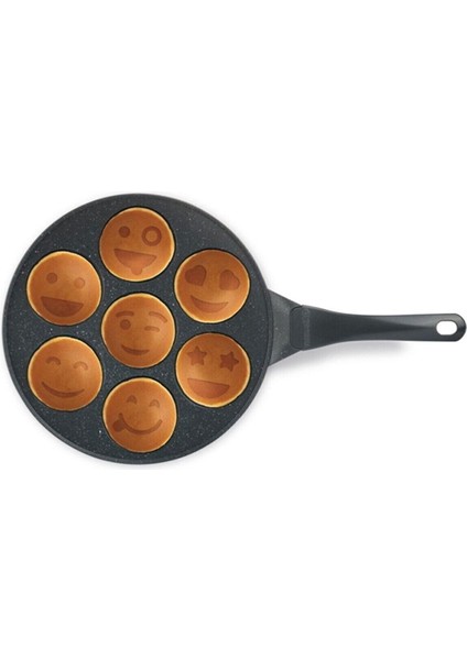 Granit Emojili Pankek Tavası - 28 cm