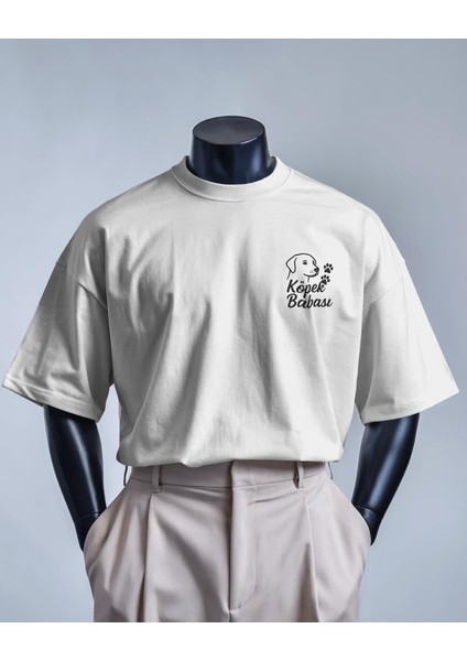 Köpek Babası Minimal Baskılı Tişört