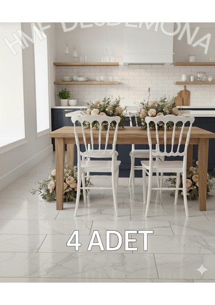 4 Adet Balkon Bahçe Düğün Mutfak Organizasyon Sandalyesi fiyatları