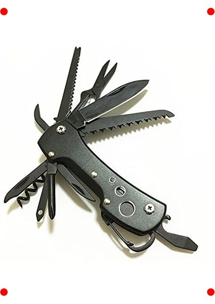 Çok Fonksiyonlu Siyah Kamp Cep Çakısı indirimleri