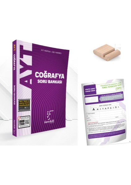 Ayt Coğrafya Soru Bankası Ayt 2026+TELEFON Tutucu +Deneme