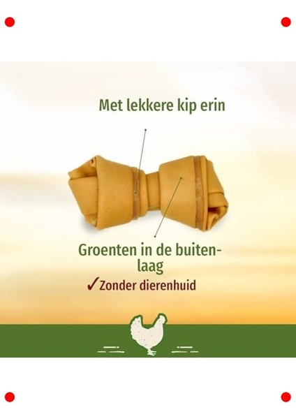 Küçük Boy Tavuklu Köpek Ödül Kemiği 18 Adet, 228 gr modelleri