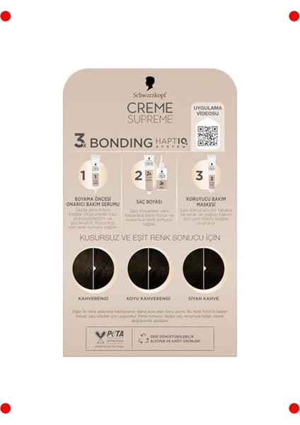 Koyu Kestane Krem Saç Boyası 3-0 modelleri