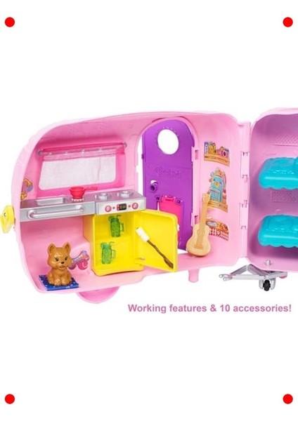 Minik Bebek Karavan Oyun Seti, Köpek ve Aksesuarlı modelleri
