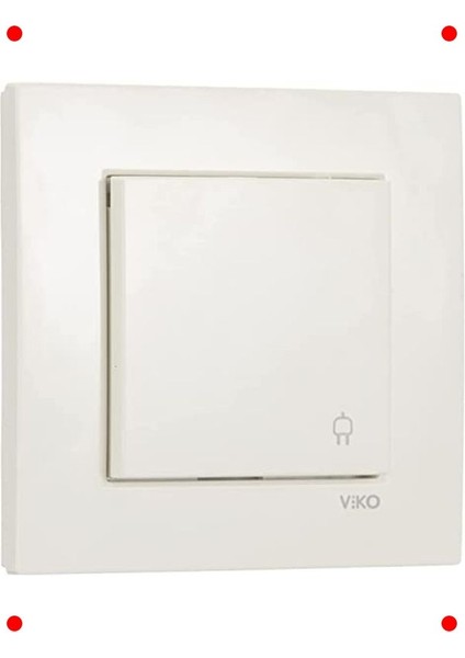 Krem Renk Kapaklı Topraklı Çocuk Korumalı Priz modelleri