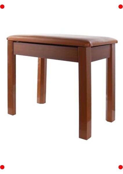 Depolama Bölmeli Piyano Taburesi - Turuncu indirimleri