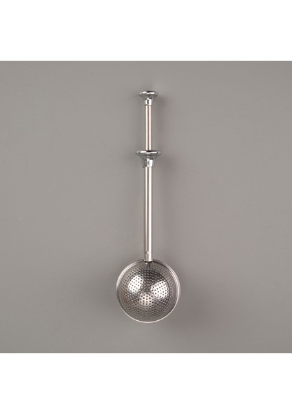 Saplı Bitki Çayı Süzgeci - Gri