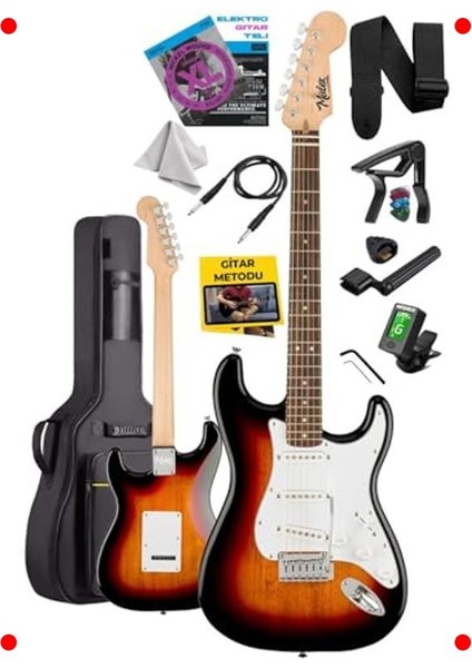 Gül Klavye Sss Manyetik Elektro Gitar Seti fiyatları