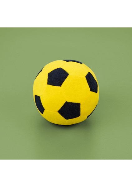 Soft Futbol Topu Figürlü Yastık - Sarı / Lacivert - 30X30 cm fiyatları
