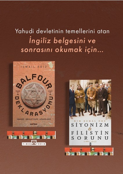Balfour Deklarasyonu, Siyonizm ve Filistin Sorunu (2kitap)