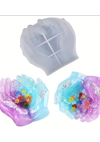 Iki El Şeklinde Saksı Silikon Kalıbı Dayanıklı Epoksi Reçine Beton Kalıp fiyatları