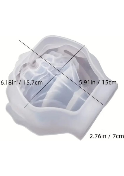 Iki El Şeklinde Saksı Silikon Kalıbı Dayanıklı Epoksi Reçine Beton Kalıp indirimleri