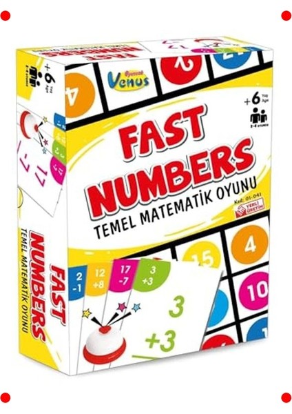Hızlı Sayılar Temel Matematik Oyunu modelleri