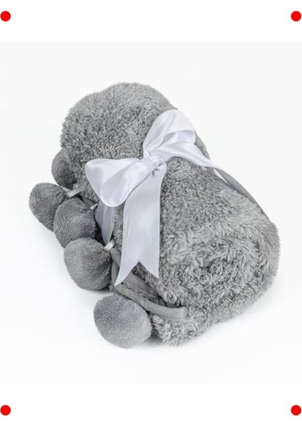 Çok Amaçlı Pelüş Welsoft Bebek Battaniyesi (Gri) fiyatları