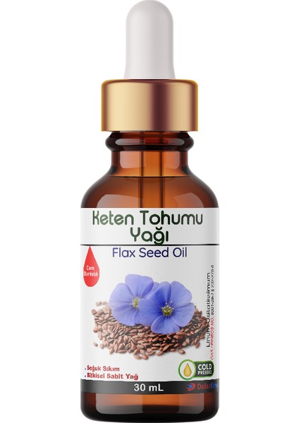 Keten Tohumu Yağı - 30 ml (Uçucu Yağ,buhardanlık Esansı,oda Kokusu)