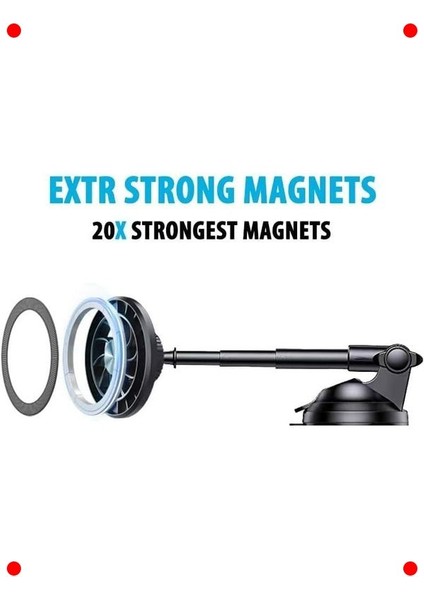 Mıknatıslı Uzayan Vantuzlu Oto Telefon Tutucu fırsatları