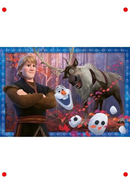 Kış Prensesleri Temalı 2X24 Parça Çocuk Puzzle Seti modelleri
