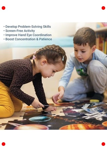 Kış Prensesleri Temalı 2X24 Parça Çocuk Puzzle Seti indirimleri