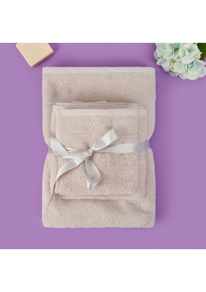 Soft 3'lü Havlu Seti - Gri