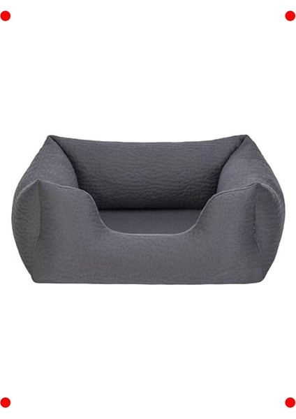 Kedi ve Köpek Yatağı - Küçük Boy Antrasit - 50X60 cm