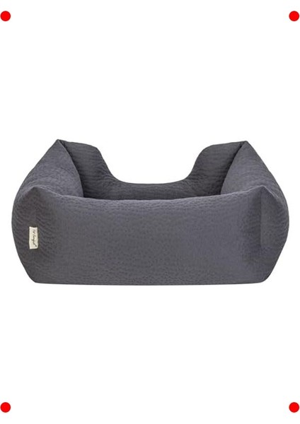 Kedi ve Köpek Yatağı - Küçük Boy Antrasit - 50X60 cm modelleri