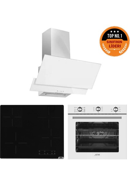 Home Dizayn Madrid Vitroseramik Elektrikli Ankastre Set ( V6-04 + FM7601 + 3301 )